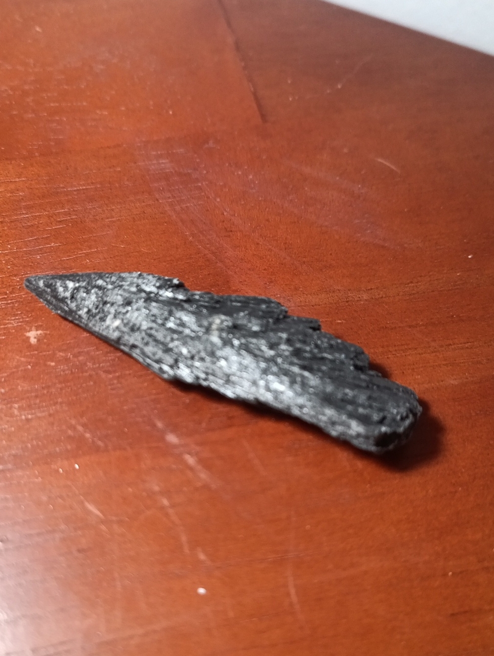 Black Stone Kyanite Rough Fan Cluster Crystal